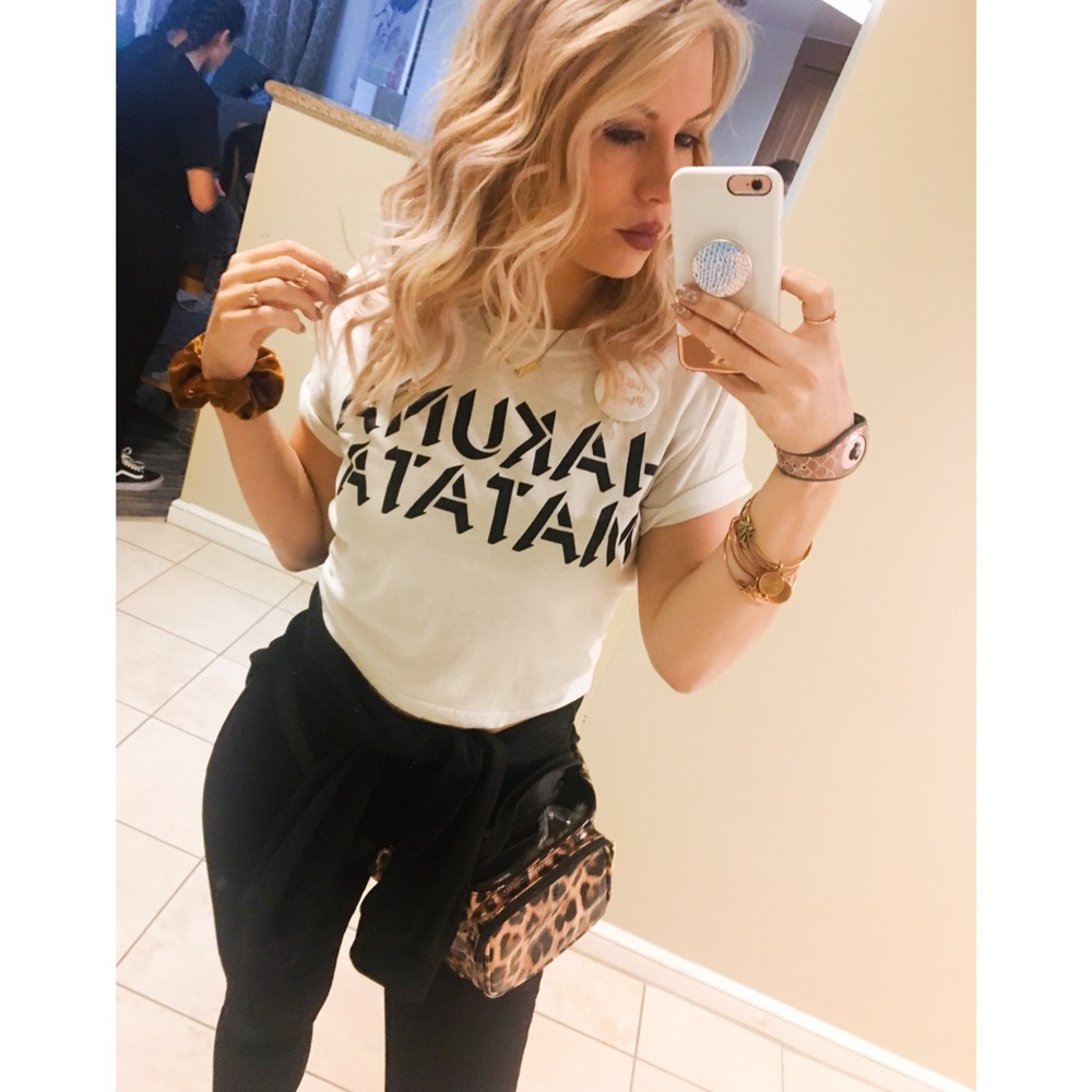 Hakuna Matata Disney crop top